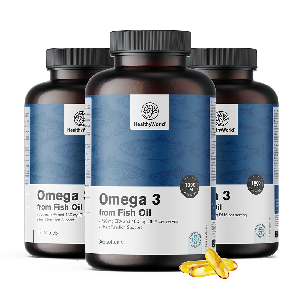 Omega-3 1000 mg – z rybího oleje