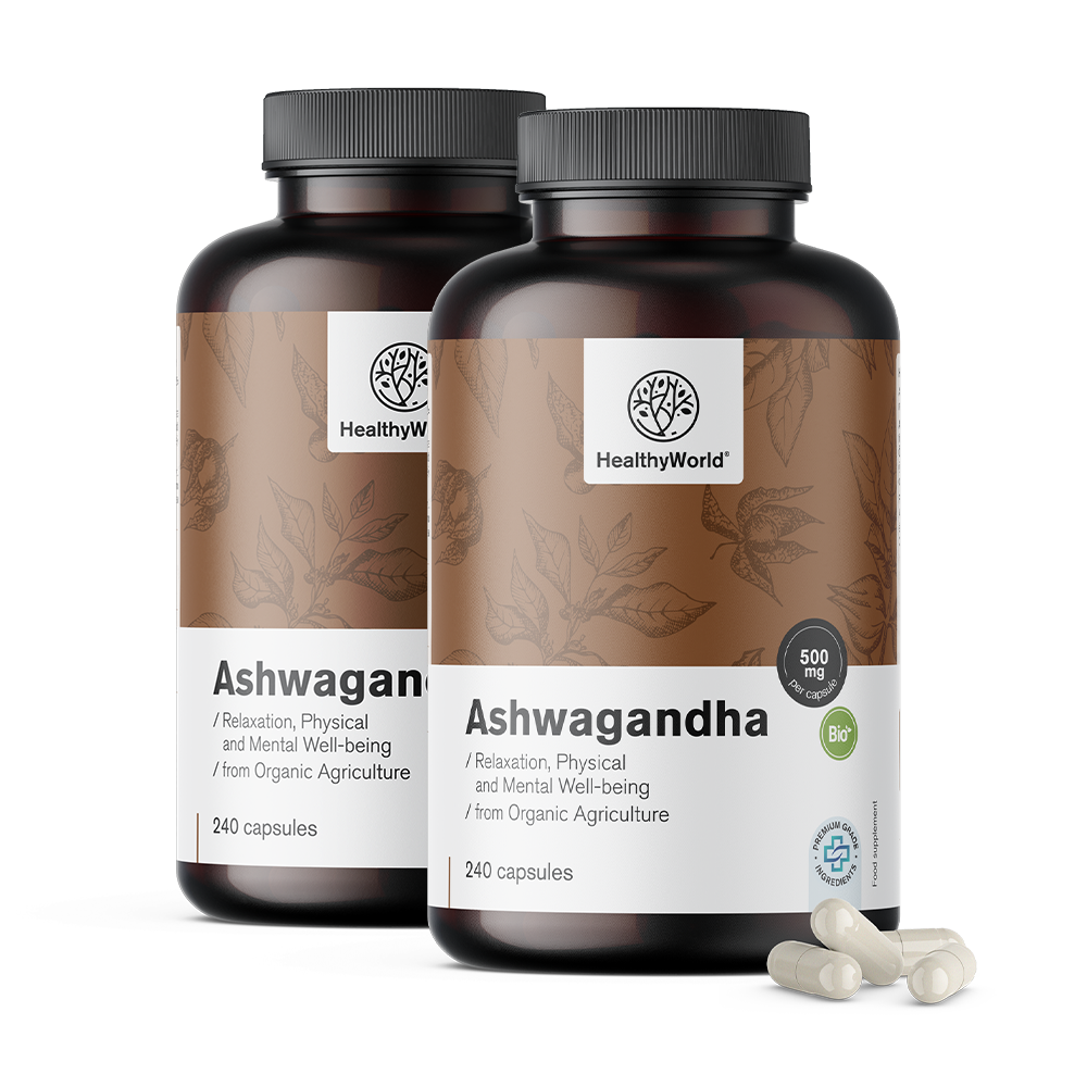 BIO Ashwagandha 500 mg ve formě kapslí