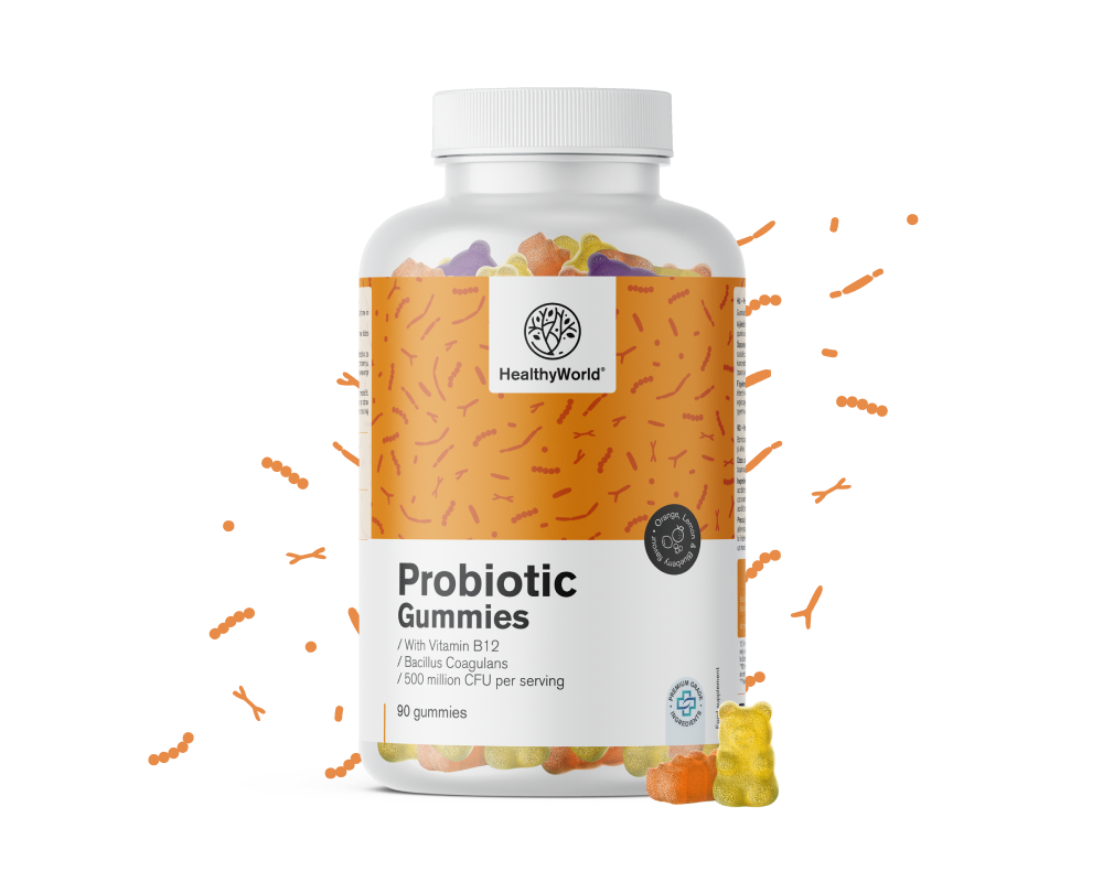 Probiotic – gumové bonbony s mikrobiologickými kulturami