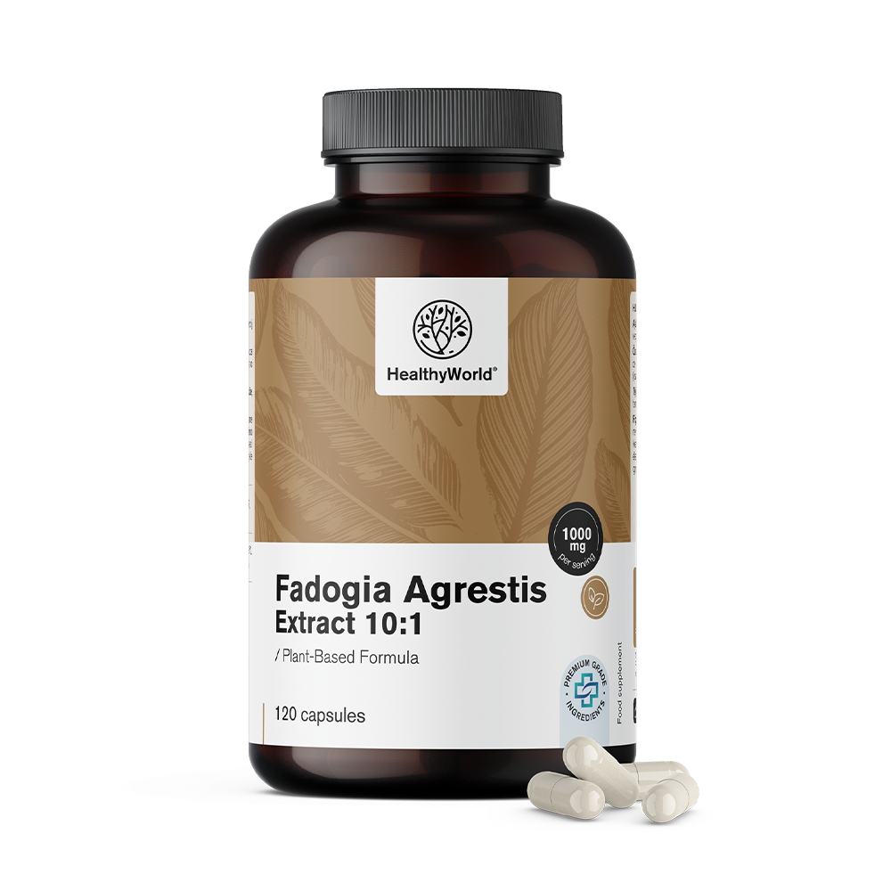 Fadogia Agrestis 1000 mg ve formě kapslí.