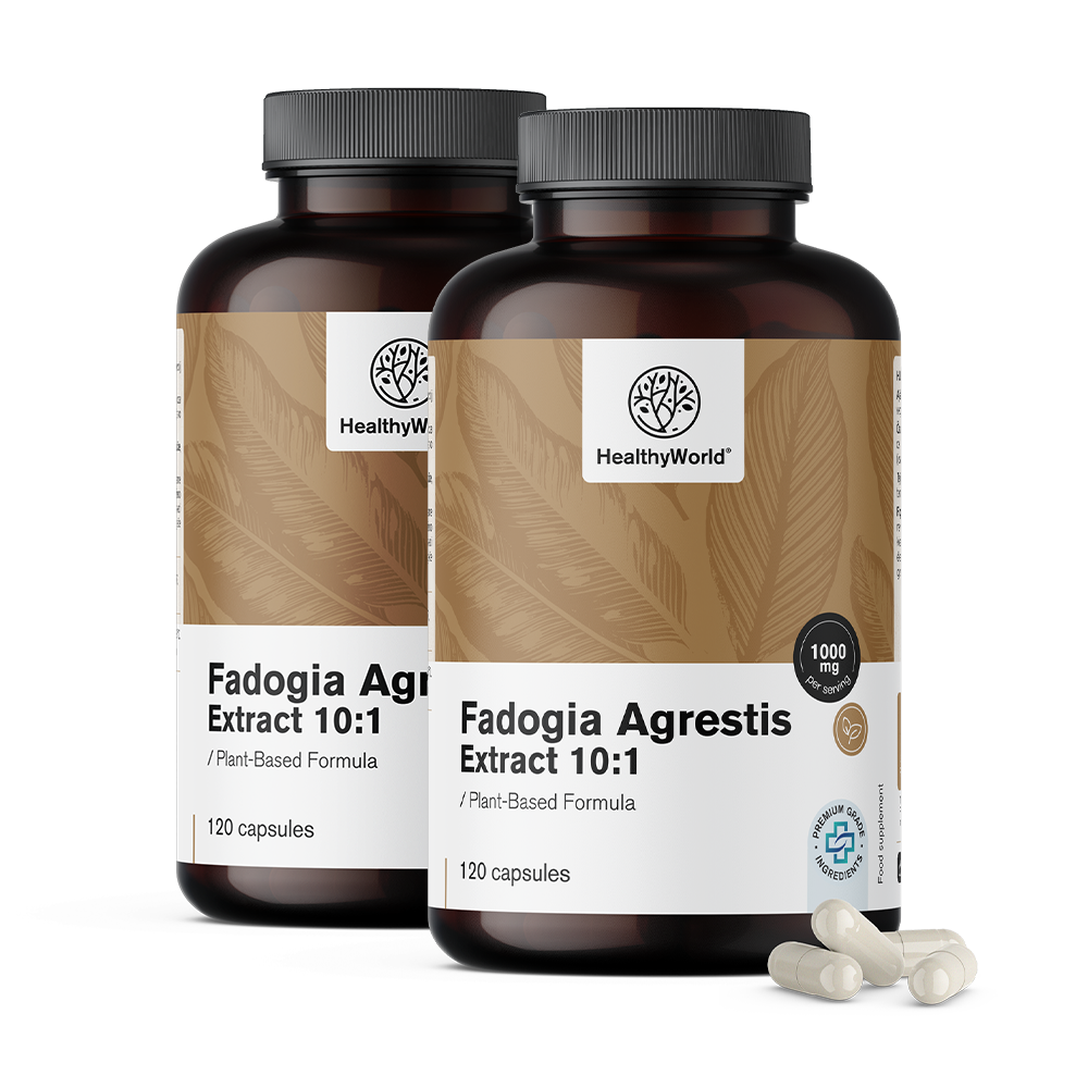 Fadogia Agrestis 1000 mg ve formě kapslí.