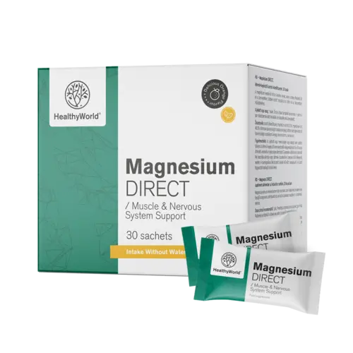 Magnézium DIRECT 400 mg, 30 sáčků