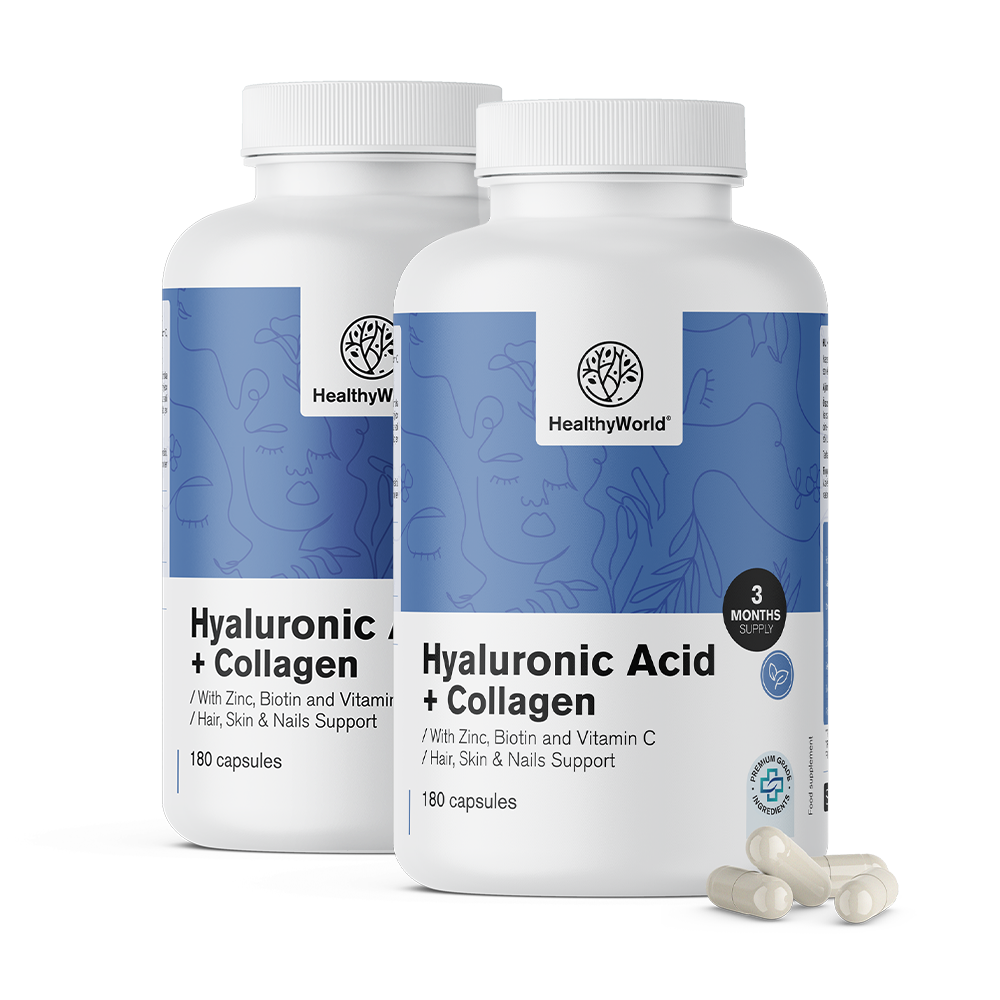 Kyselina hyaluronová + kolagenový komplex.