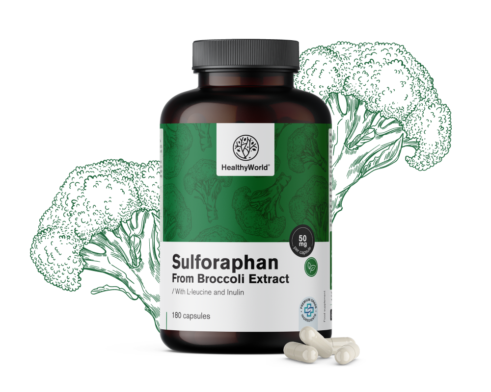 Sulforafan – z výtažku z brokolice 50 mg