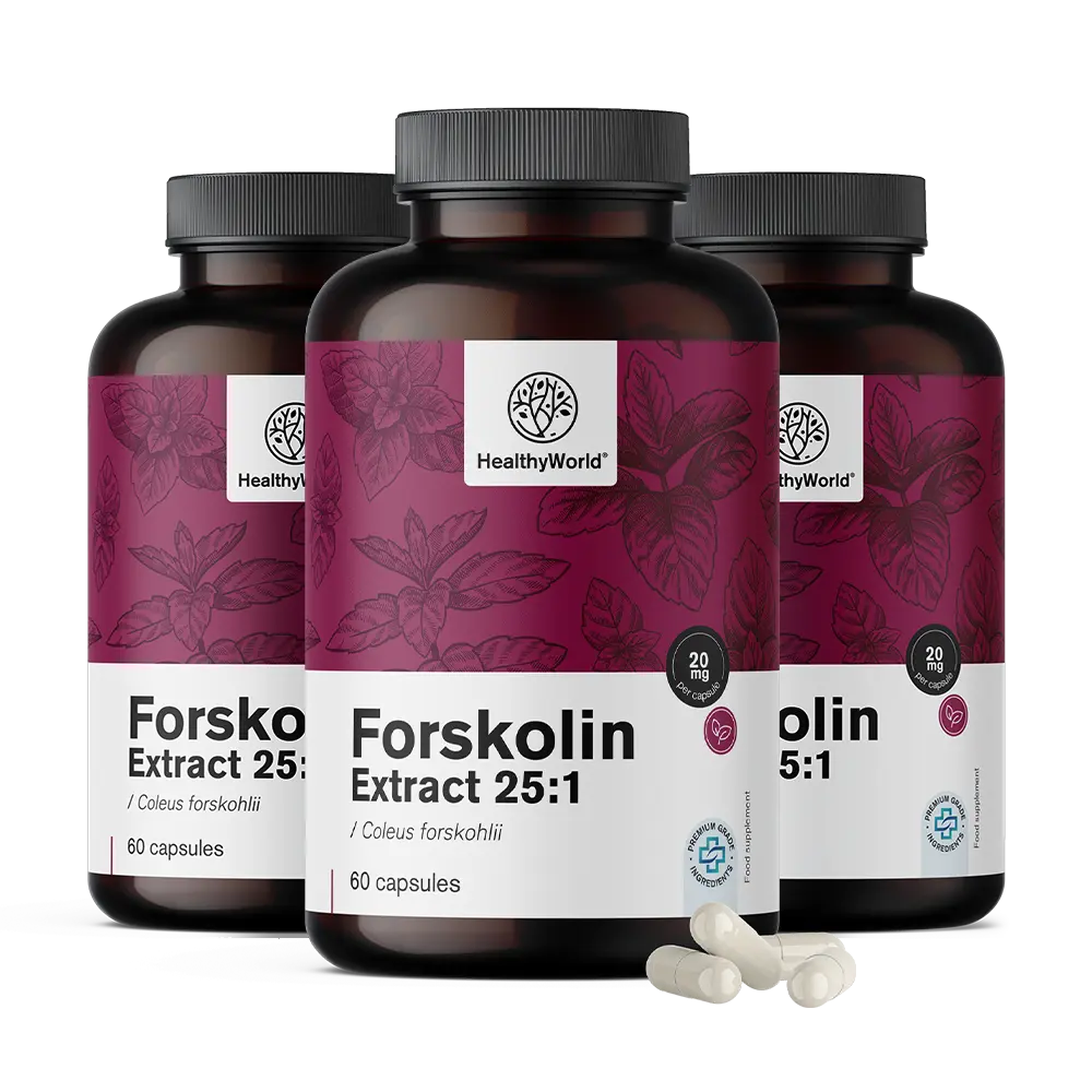 Forskolin - z výtažku kopřivy indické 20 mg