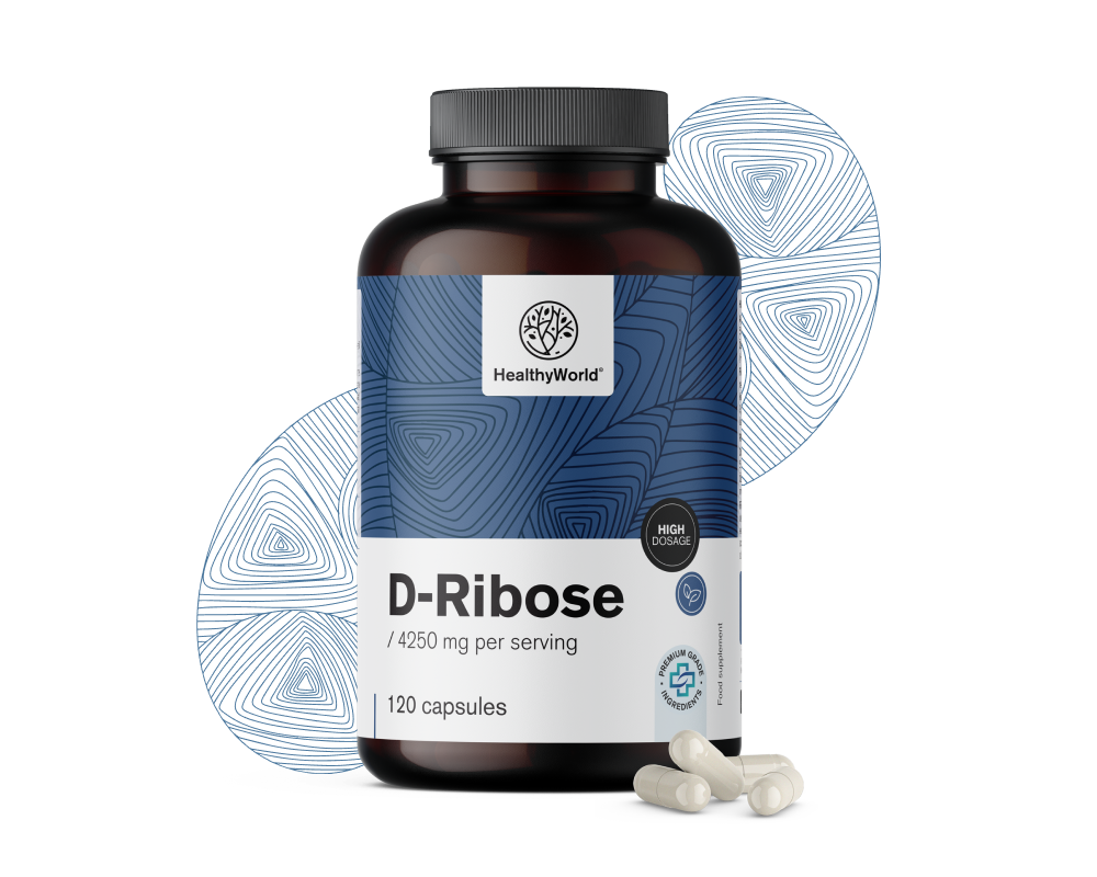 D-ribóza 850 mg