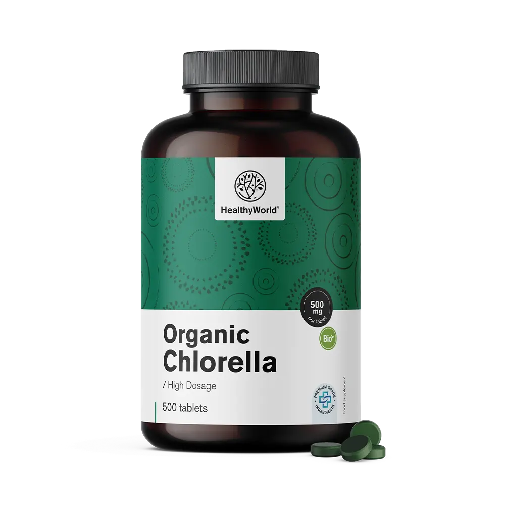 BIO Chlorella 500 mg.