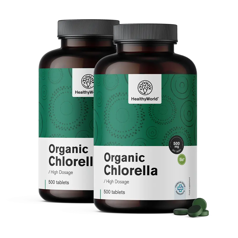 BIO Chlorella 500 mg.