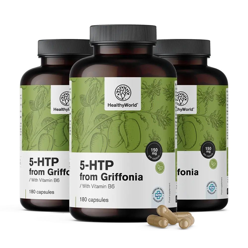 5-HTP 150 mg - Griffonia Simplicifolia.