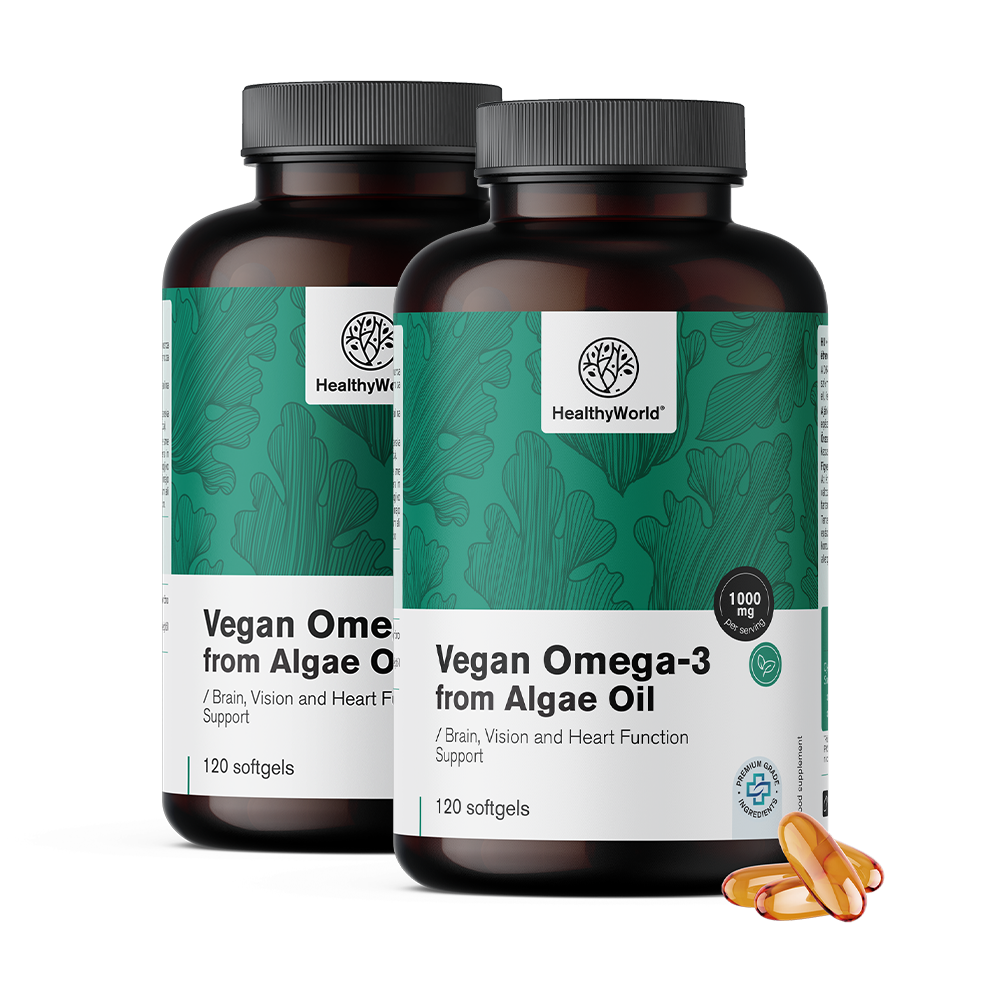 Veganská omega-3 1000 mg – z řas