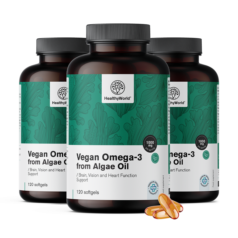 Veganská omega-3 1000 mg – z řas