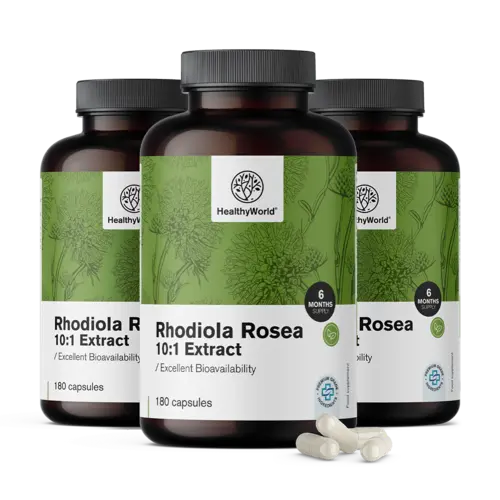 3x Rozchodnice růžová 8000 mg, dohromady 540 kapslí