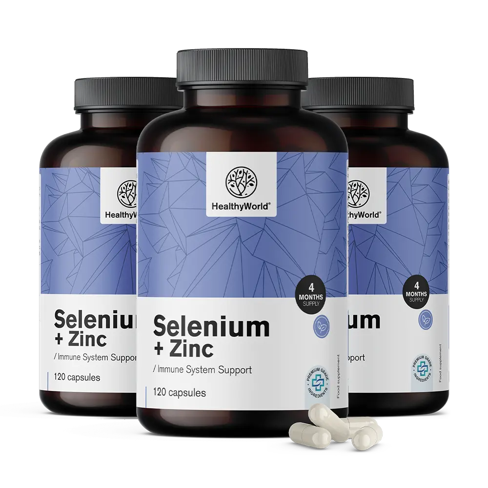 Selen + zinek.