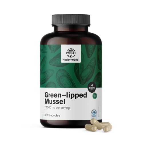 Slávka zelenoústá 1500 mg, 360 kapslí