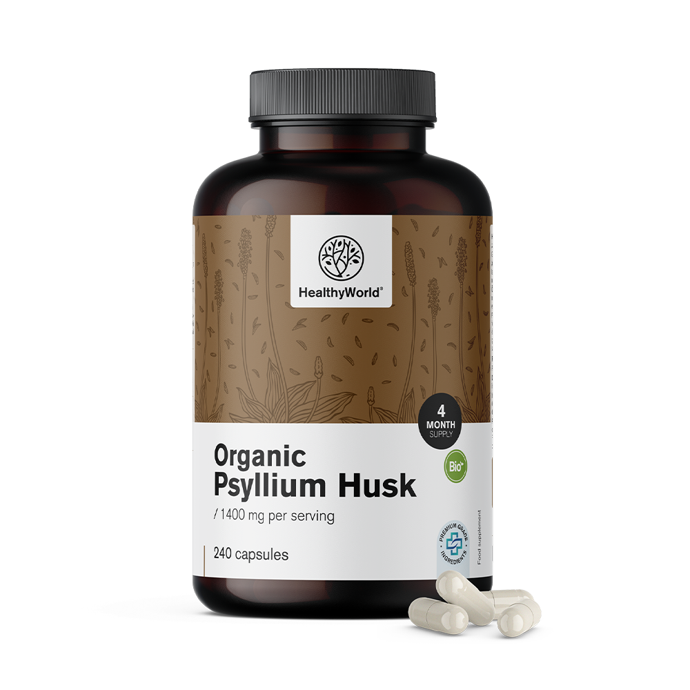 BIO Psyllium (indický jitrocel) 1400 mg.