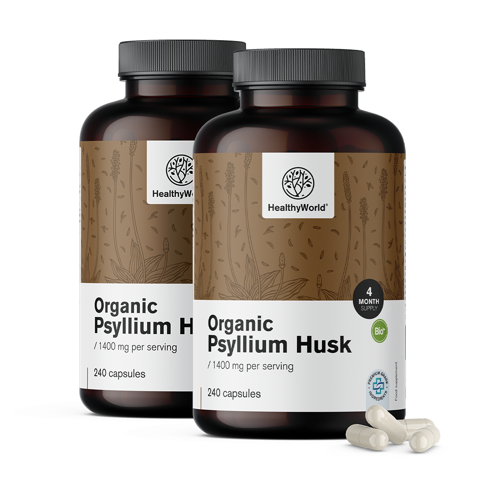 BIO Psyllium (indický jitrocel) 1400 mg.