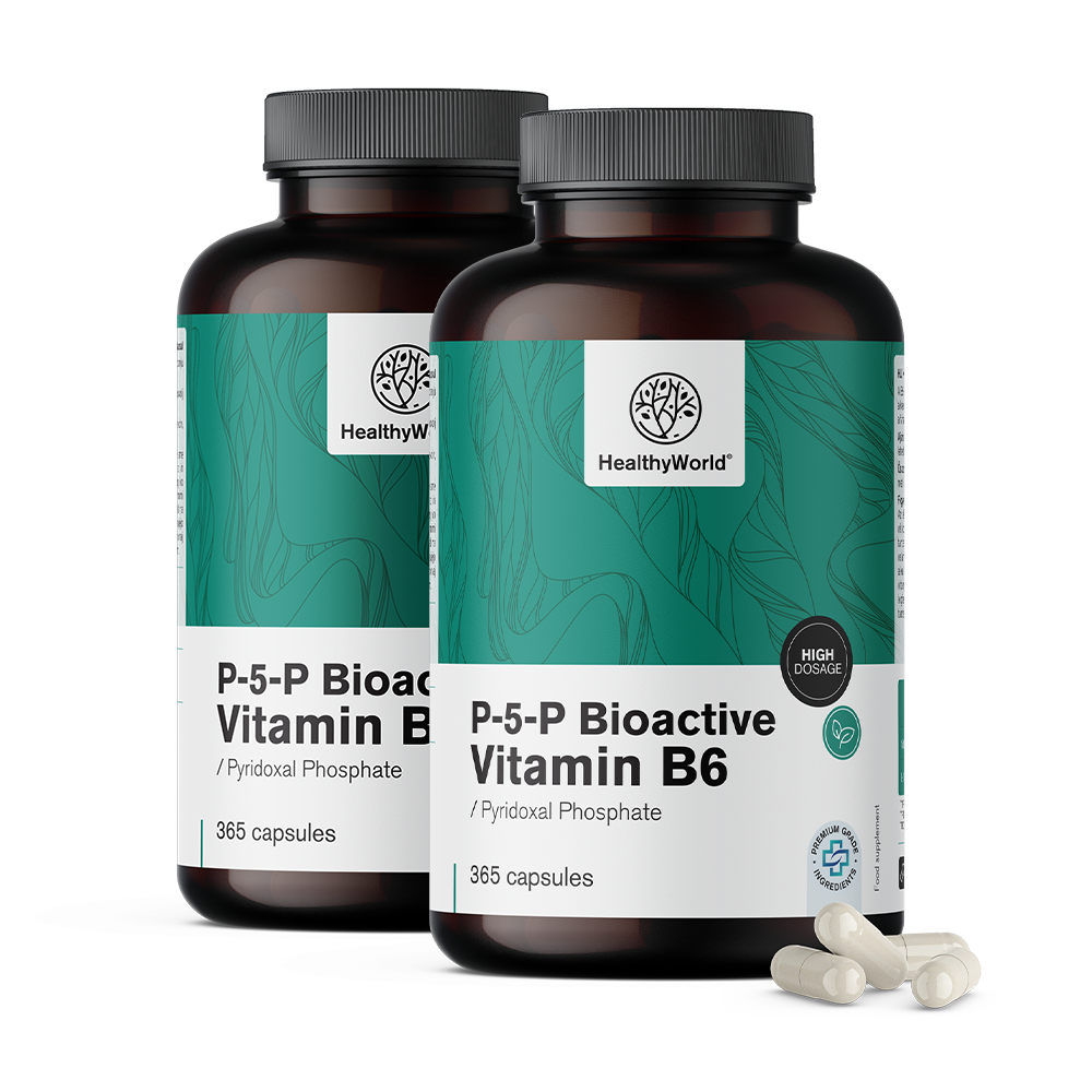 P-5-P - Bioaktivní vitamín B6.
