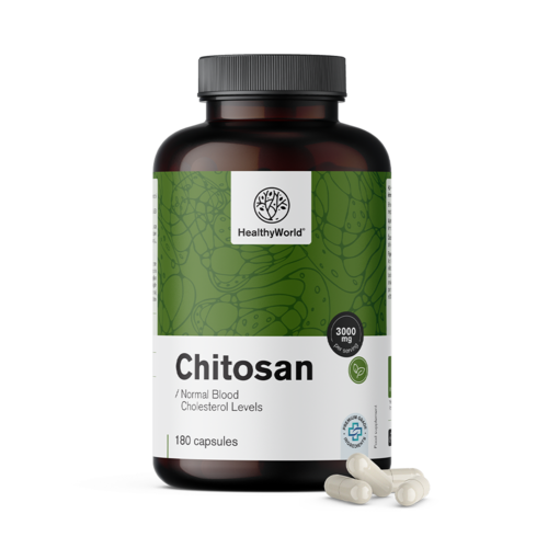 Chitosan 3000 mg, 180 kapslí