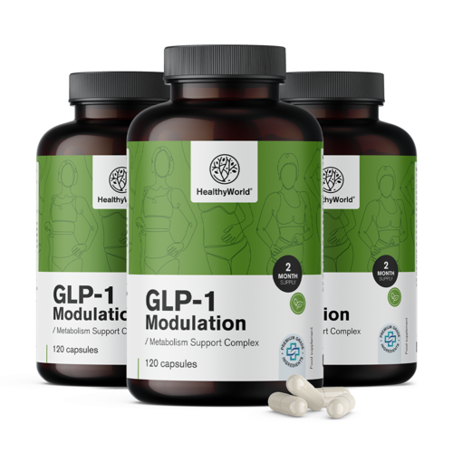 3x GLP-1 Modulation – komplex na podporu metabolismu, dohromady 360 kapslí