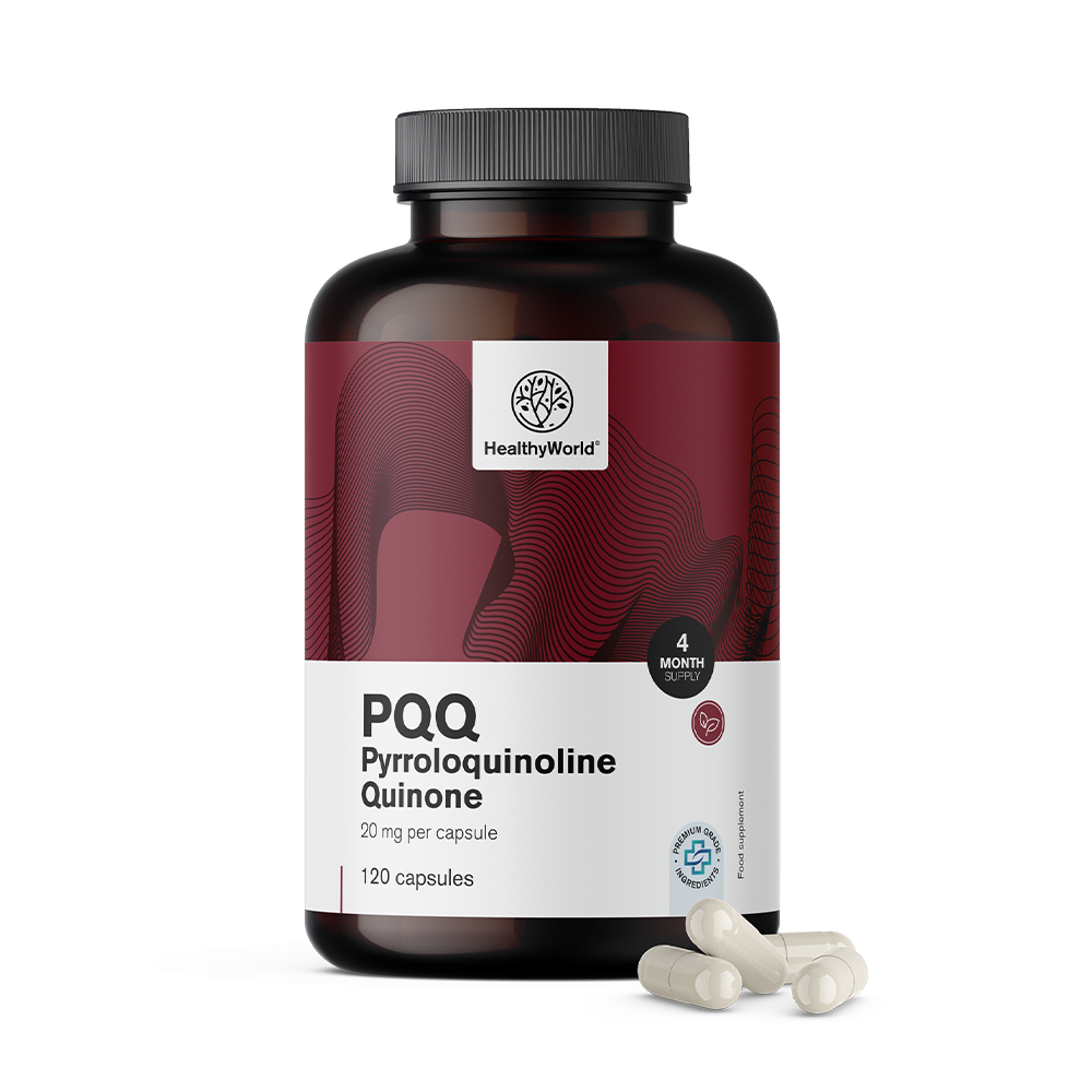 PQQ - pyrroloquinoline quinone 20 mg.