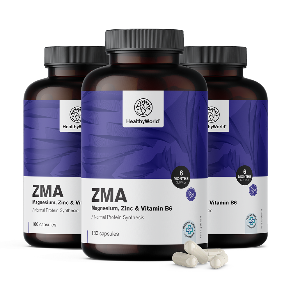 ZMA – magnézium, zinek a B6
