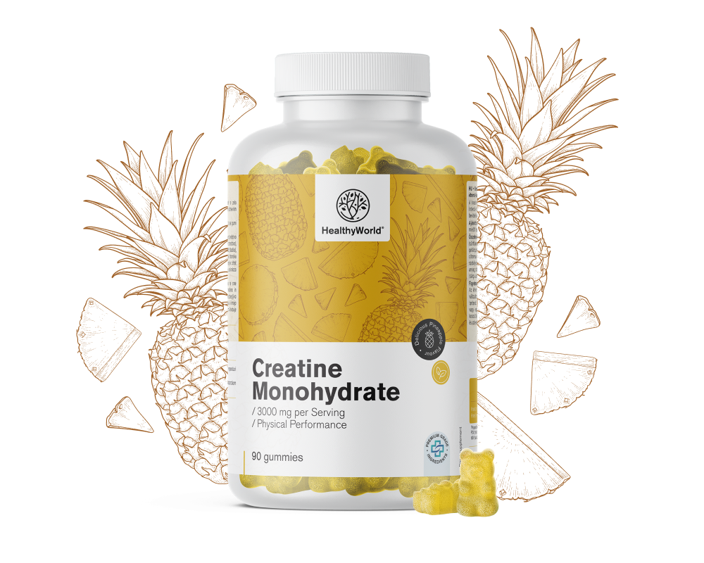 Kreatin monohydrát 3000 mg - ananas