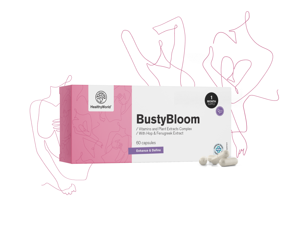 BustyBloom – komplex vitamínů a rostlinných výtažků