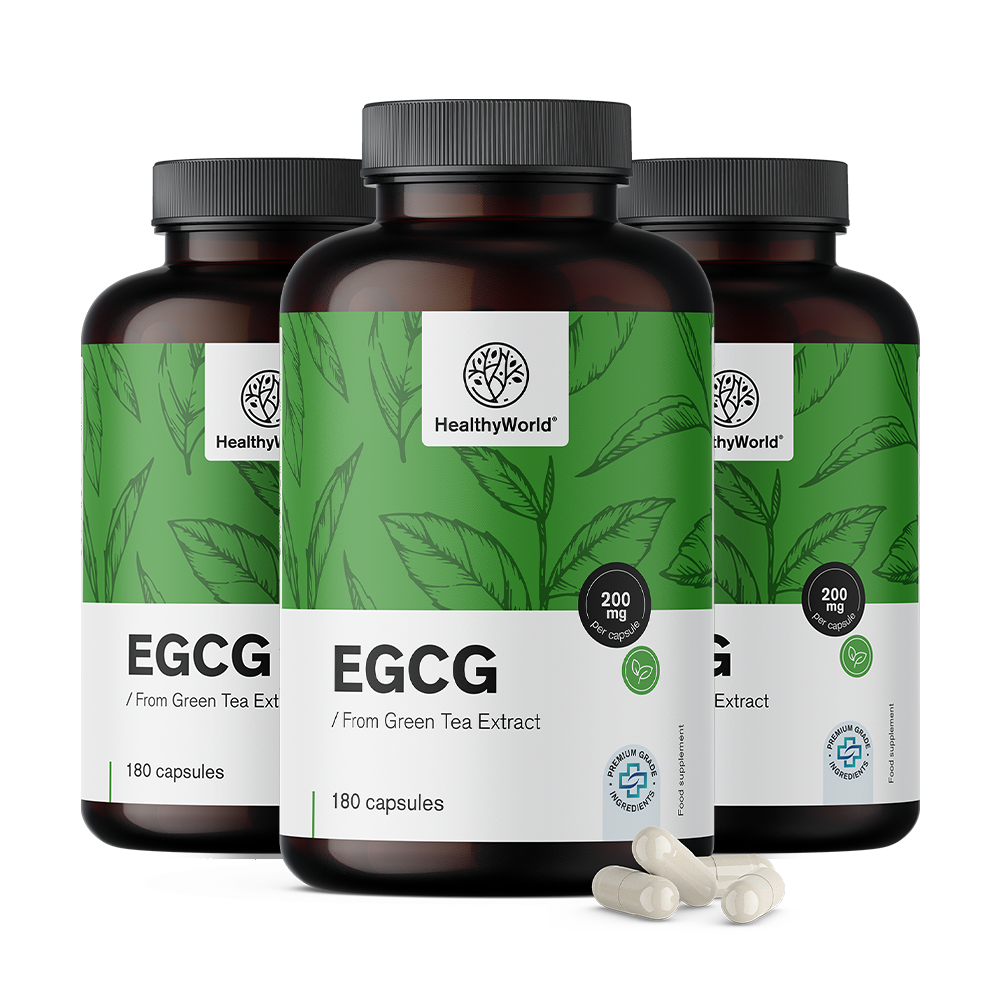 EGCG – z výtažku zeleného čaje