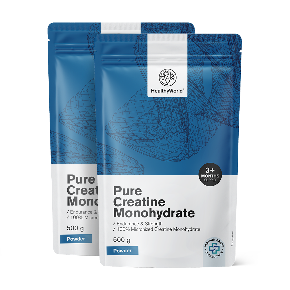 Pure kreatin monohydrát v prášku