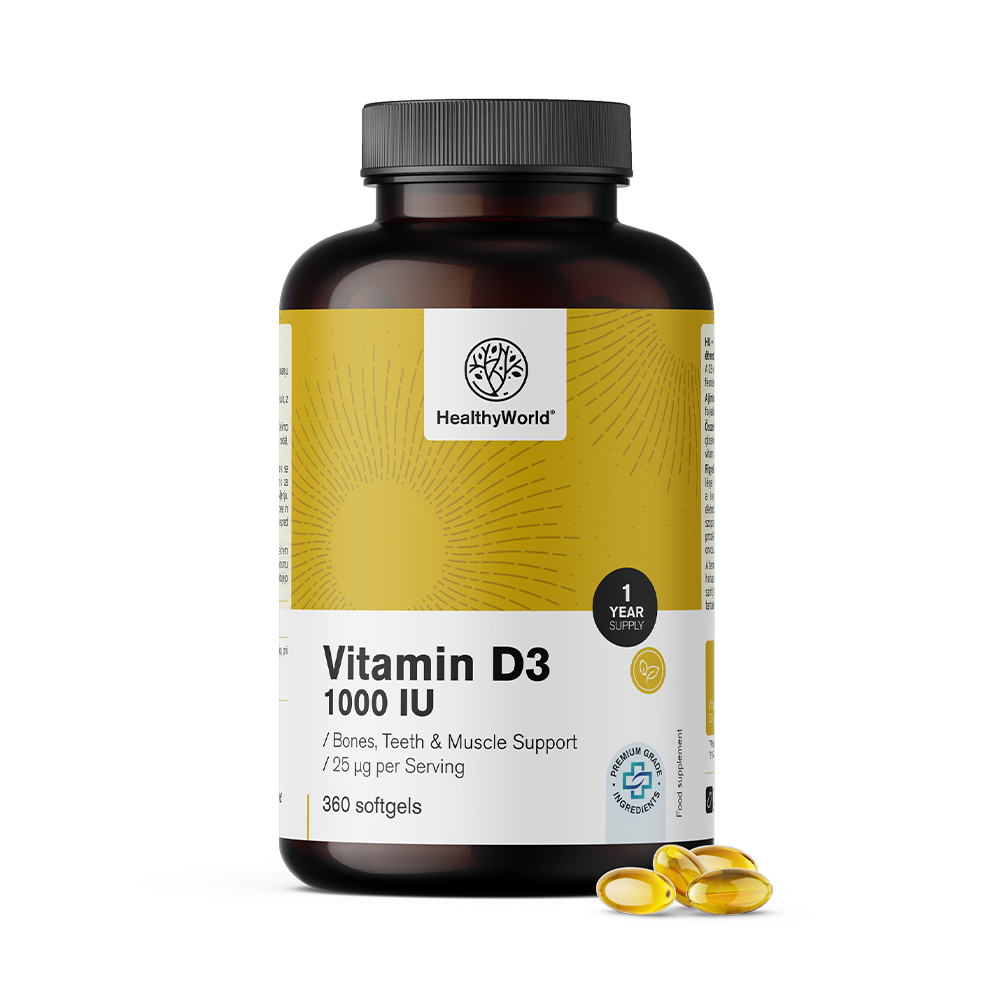 Vitamín D3 1000 m.j.