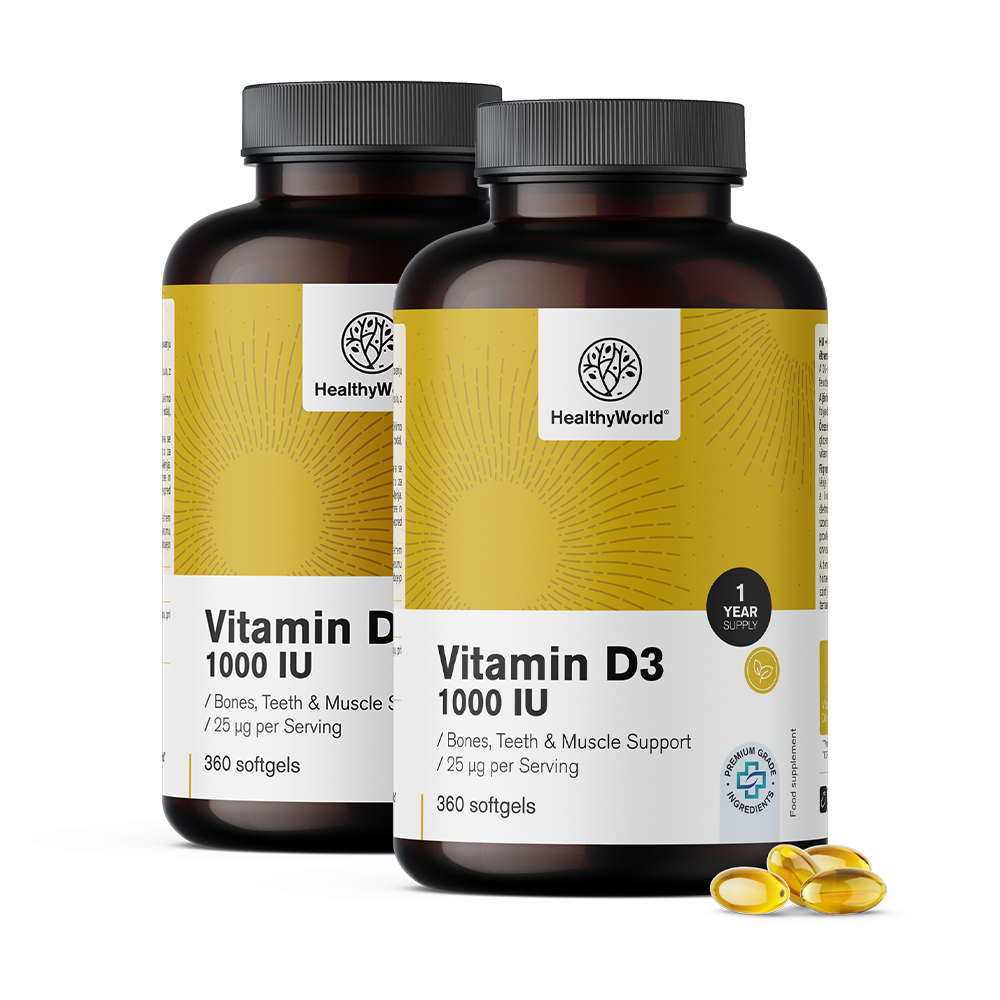 Vitamín D3 1000 m.j.