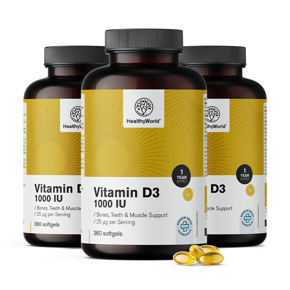 Vitamín D3 1000 m.j.